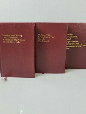 Miniature Shakespeare Vintage Hardcover Books-Set of Three